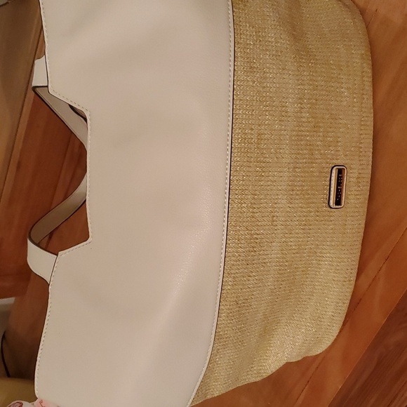 NWOT Rachel Zoe Gwen Straw Tote Bag - Picture 3 of 11